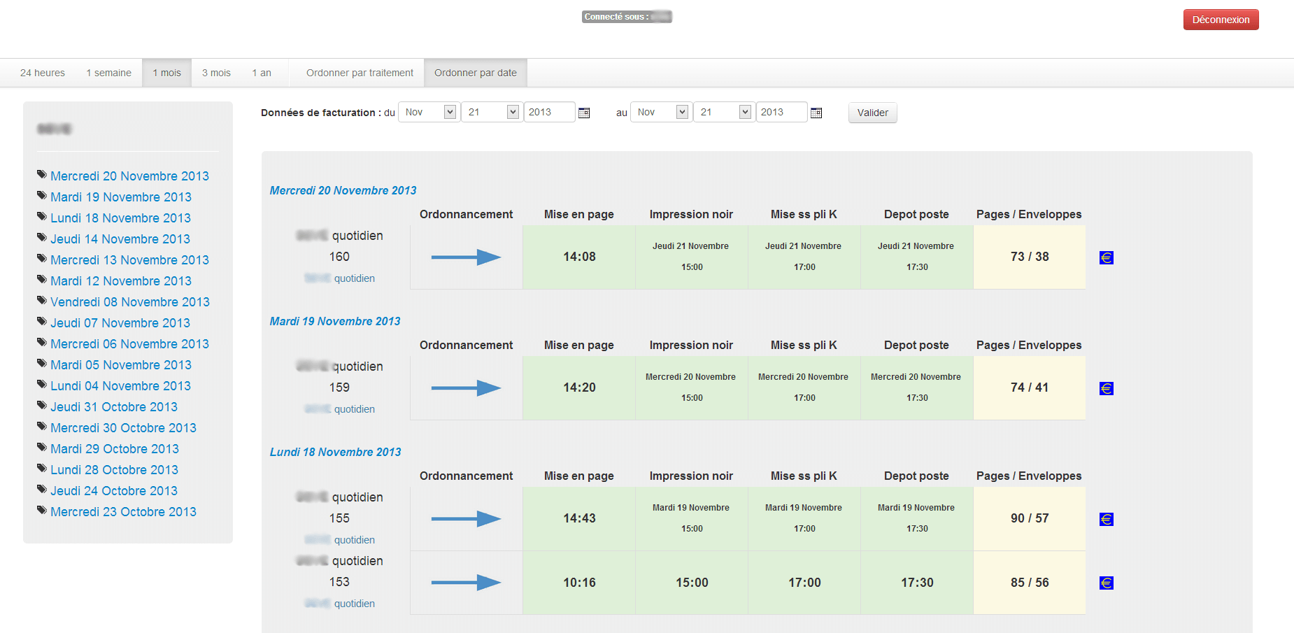 Développements informatique
